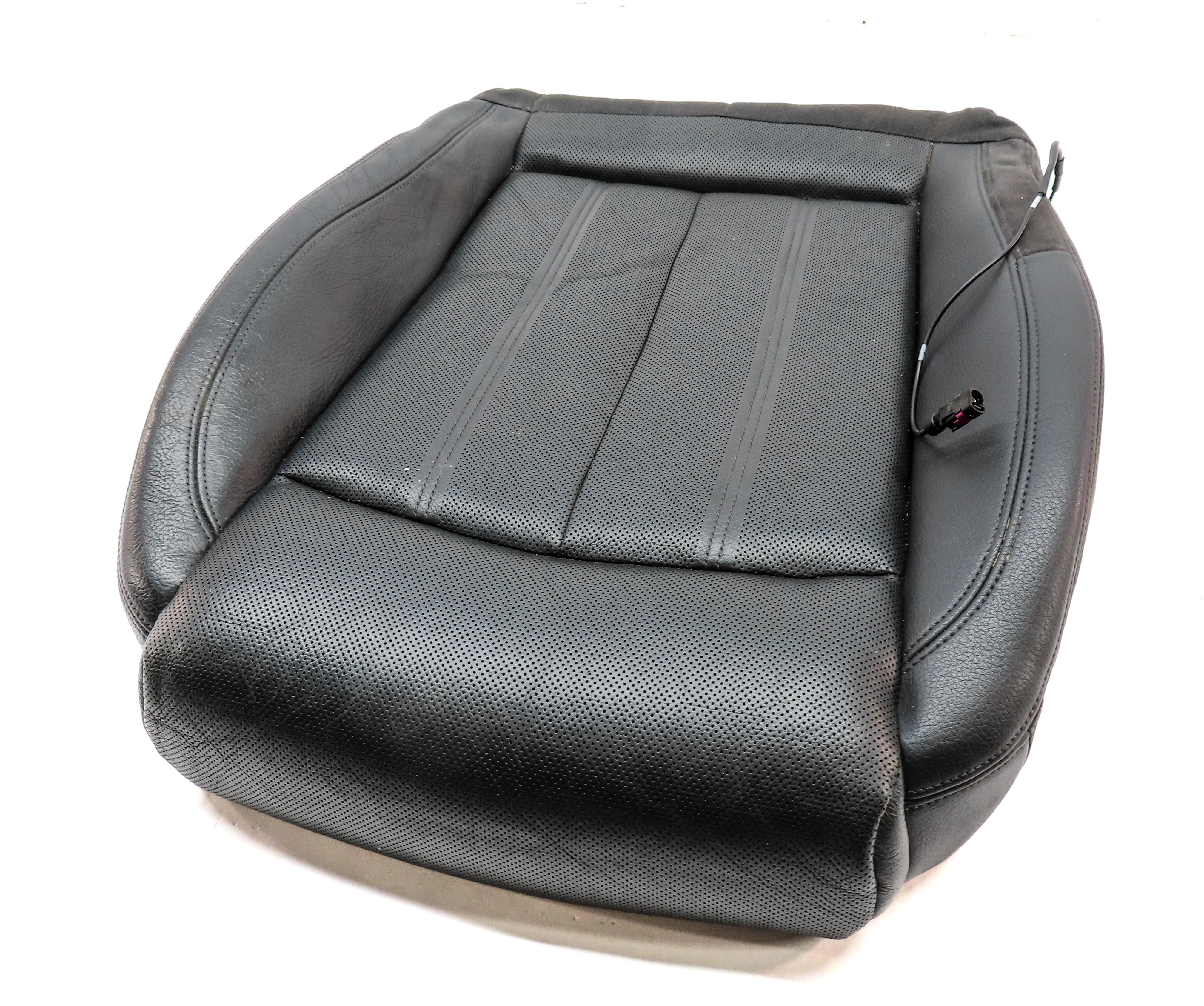 2017 AUDI A6 C7 4G FRONT RIGHT PASSENGER LOWER HEATED MEMORY SEAT CUSHION(BLACK) — exact item pictured
